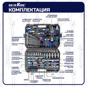 Набор инструментов для автомобиля GOODKING M-10142
