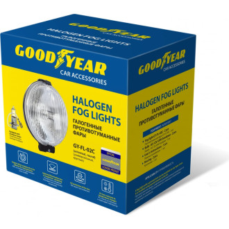 Круглые универсальные галогенные противотуманные фары Goodyear GY-FL-02C