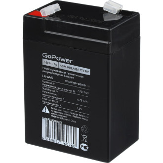 Свинцово-кислотный аккумулятор GoPower LA-645