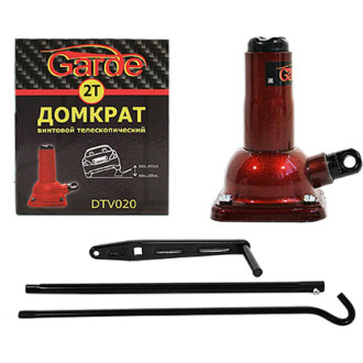Телескопический винтовой домкрат GARDE DTV020