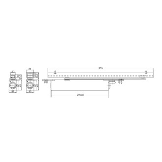 Встроенный доводчик GEZE Boxer EN2-4