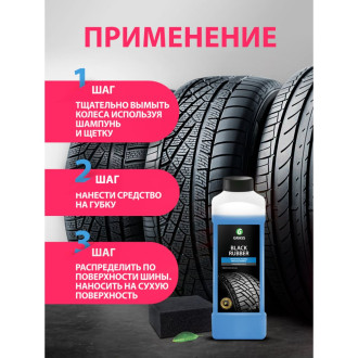 Полироль для шин Grass Black Rubber