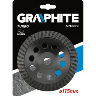 Шлифовальная алмазная чашка GRAPHITE 57H889