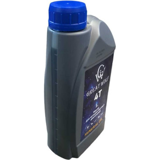 Масло для четырехтактных двигателей Great Wolf 4t mineral oil (1л)