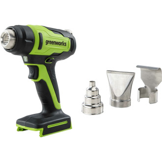 Аккумуляторный строительный фен GreenWorks G24HG