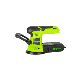 Аккумуляторная шлифовальная машина GreenWorks G24ROS