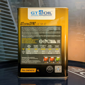 Масло GT OIL Extra Synt SAE 5W-40 API SN/CF