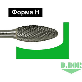 Бор-фреза D.BOR D-RB-DC-H-06-063-6
