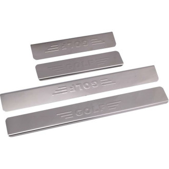 Накладки внутренних порогов VW Golf Dollex NPS-063