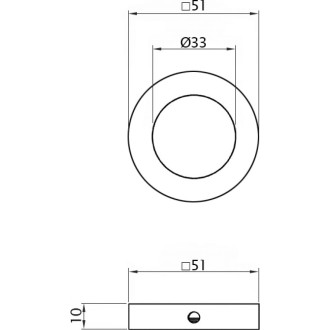Декоративное кольцо Doorlock 73597