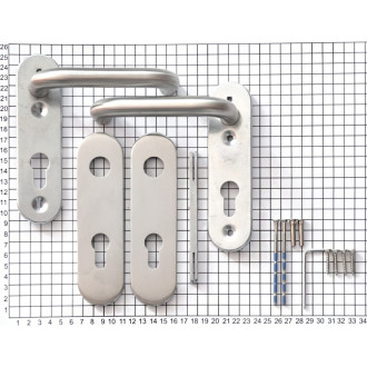 Гарнитур Doorlock DL 038KP/F PZ72