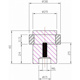 Дверной упор Doorlock DL DS004 Massive SS