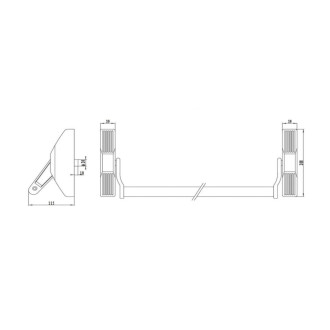 Комплект механизма антипаники Doorlock V PD700MA/FR Variant
