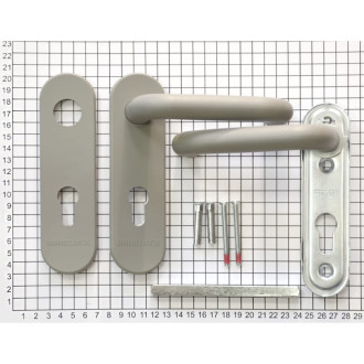 Гарнитур для пожарных дверей Doorlock V S38KP/F G PZ72 Variant