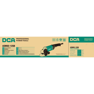 Угловая шлифовальная машина DCA ASM02-125B
