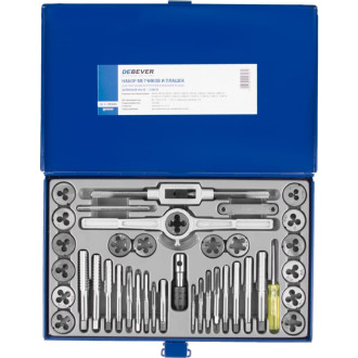Набор метчиков и плашек DeBever DB-S-TD5060