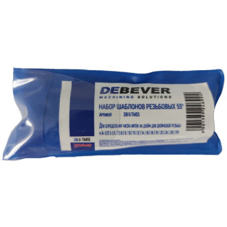 Набор резьбовых шаблонов DeBever DB-S-TM55