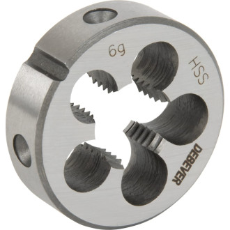 Круглая плашка Debever Machining Solutions M4х0.7, HSS, DIN 223, 6g