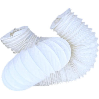 Гибкий полимерный воздуховод DEC International PVC White 152 мм, 10 м