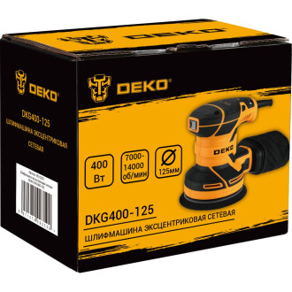 Эксцентриковая сетевая шлифмашина DEKO DK400G