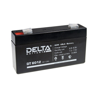 Батарея аккумуляторная DELTA DT 6012