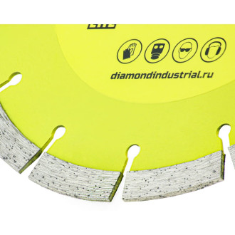 Сегментный алмазный диск по бетону, кирпичу, камню Diamond Industrial DIDS180