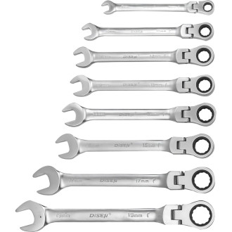 Набор ключей трещоточных Disen DSD1512F