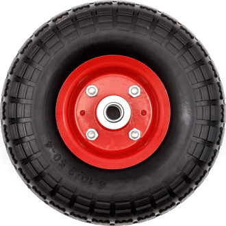 Полиуретановое колесо для тачки без камеры ENIFIELD 10x3.5x4 PU 20/70
