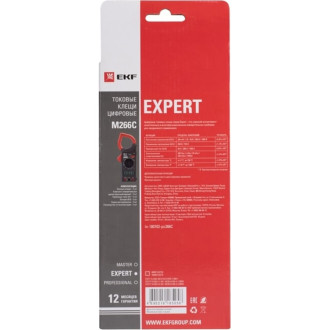 Цифровые токовые клещи EKF M266C Expert
