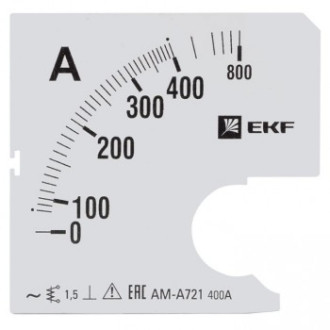 Сменная шкала для A721 EKF 400/5А-1,5 PROxima