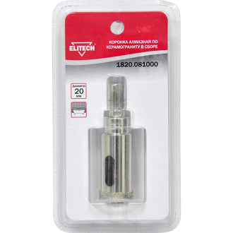 Коронка Elitech 1820.081000