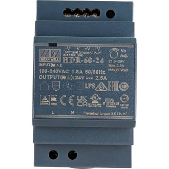 Компактный блок питания ELSEN HDR-6-24