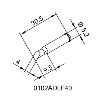 Паяльное жало Ersa 102ADLF40