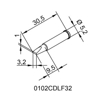 Паяльное жало Ersa 102CDLF32