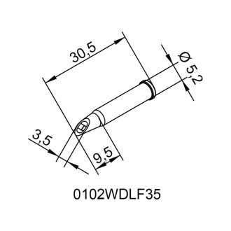 Паяльное жало Ersa 102WDLF35
