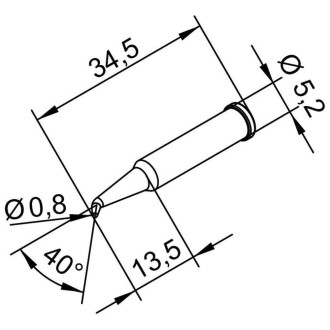 Паяльное жало Ersa 102SDLF08L