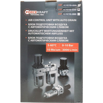 Блок подготовки воздуха Forcekraft FK-AC4010-04D
