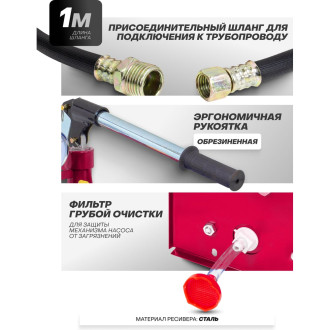 Проверочный насос ручной Forcekraft FK-HS-HP04(58962)