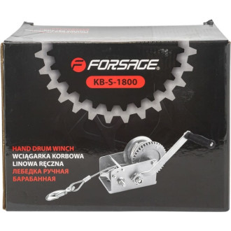 Барабанная ручная лебедка Forsage F-KB-S-1800