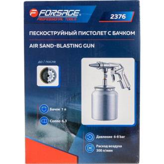 Пневматический пескоструйный пистолет Forsage 17361 F-2376