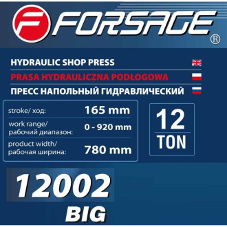 Напольный гидравлический пресс Forsage F-TY12002Big(15472)