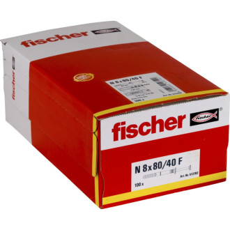 Дюбель-гвоздь Fischer N 8X80/40 F 100 шт.