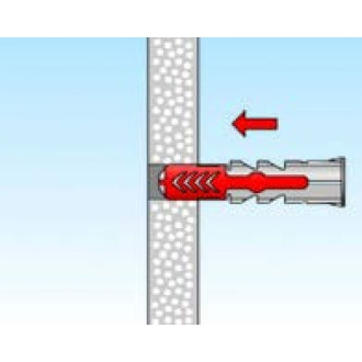 Дюбель с шурупом Fischer DUOPOWER 6X30 S (50 шт.)