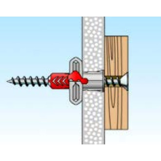 Дюбель с шурупом Fischer DUOPOWER 6X30 S (50 шт.)
