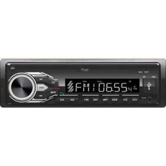 Автомагнитола FIVE (1din/белая/Bluetooth/USB/AUX/SD/FM/4*50) F22W
