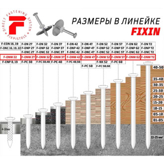 Гвоздь FIXPISTOLS F-DNW32 100 шт.