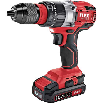 Двухскоростная аккумуляторная дрель-шуруповерт FLEX PD 2G 18.0-EC/5.0 Set