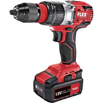 Двухскоростная аккумуляторная дрель-шуруповерт FLEX PD 2G 18.0-EC/5.0 Set