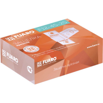 Врезная защелка Fuaro PLASTIC P12-45-25 WH