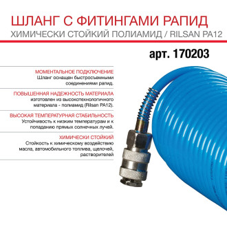 Спиральный шланг FUBAG 170203